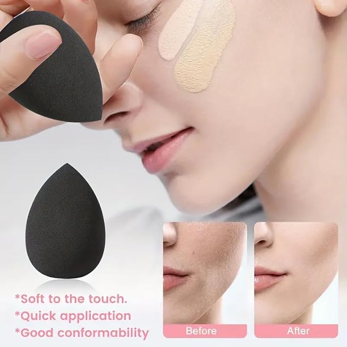 65Pcs Black Makeup Brushes Set Professional Makeup Kit Multi-functional Makeup Tool Set with Case Facial Makeup Accessories, Foundation Makeup Brush Kit Eye and Face Make up Brushes & Tools