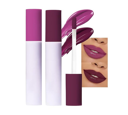 Nourishing High-Shine Lip Gloss Set,Hydrating & Moisturizing Lip Tint, Non-Sticky, Long-Lasting Glossy Lip Stain,Softens & Plumps Lips for Smooth,Gentle Formula for Dry Lips,01+08
