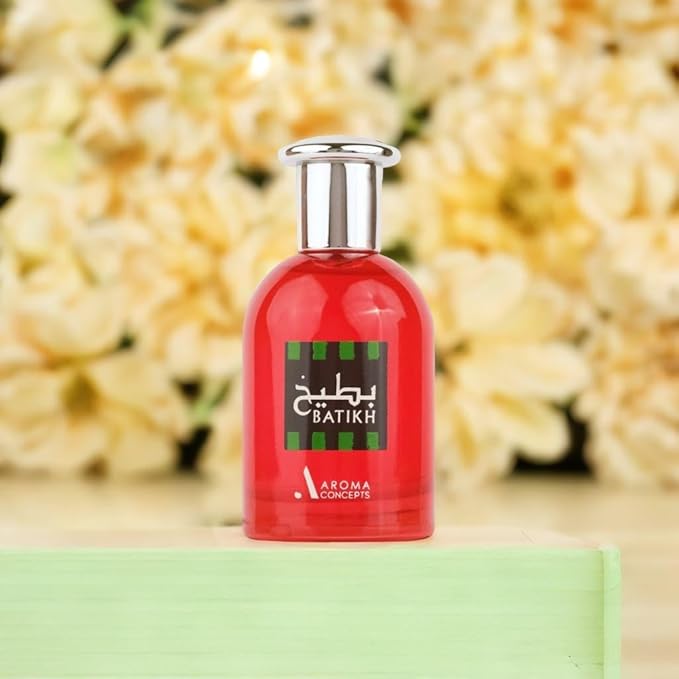 Paris Corner | Batikh Watermelon Perfume EDP 1.7 Fl Oz | Unisex Fragrance for Men & Women | Fresh Pear, Tangerine, Strawberry & Rose with Sweet Praline & Musk | Fruity Summer Scent