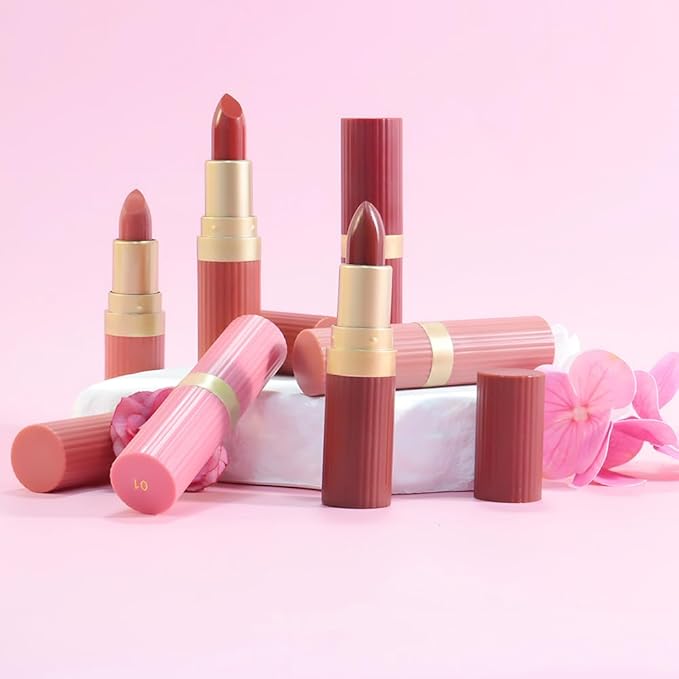 Red Metallic Lipstick for Women,Lightweight Shimmer Frosted Lipstick,Glitter Lip Gloss Stain Long Lasting Waterproof Smudge Proof 24 Hour Full Coverage Lip Makeup,Vegan