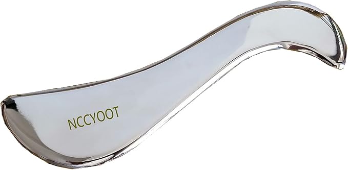 Gua sha Tool gua sha Stainless Steel iastm Tool Gussha Massage Tool Muscle Scraping Tool for Soft Tissue Therapy and Reduce Arms,Back, Legs, Neck Muscle Pain(SSB)………
