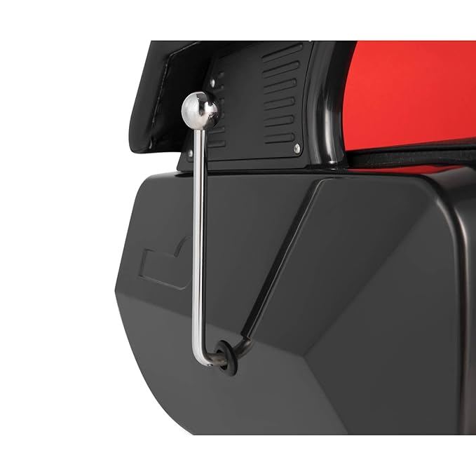 OmySalon All Purpose Hydraulic Barber Chair Heavy Duty, Recline Salon Chair for Hair Stylist Tattoo, Beauty Styling Shampoo Equipment Red & Black