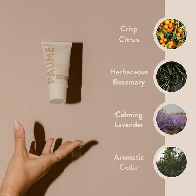 PAUME Renewing Hand Serum for Dry, Aging Skin With Hyaluronic Acid, Niacinamide and Vitamin C, Improve Skin Elasticity, Youthful-looking Hands, 2 oz