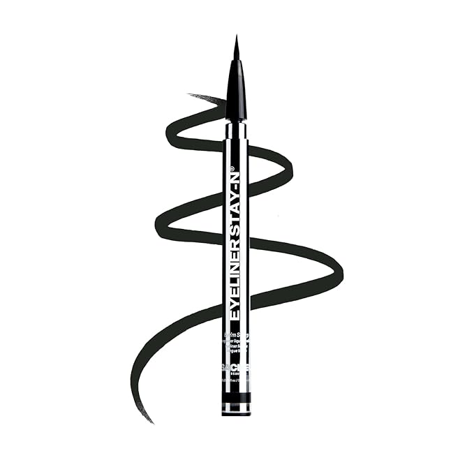 Sacheu Liquid Eyeliner STAY-N Long Wear Waterproof Eyeliner Pen with Ultra-Precise 360° Flexible Tip — Smudge-Proof Vegan & Cruelty-Free Eye Makeup, Eye’m Sharp