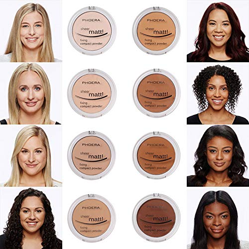 2 Pack Matte Face Powder, Control Oil Brighten