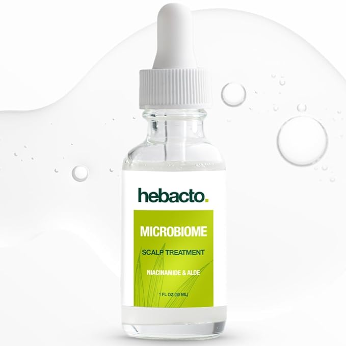 Hydrating Scalp Serum with Niacinamide and Aloe Vera, Leave-In Scalp Treatment, Microbiome-Friendly, Soothes Dry & Itchy Scalp, USA-Made Formula