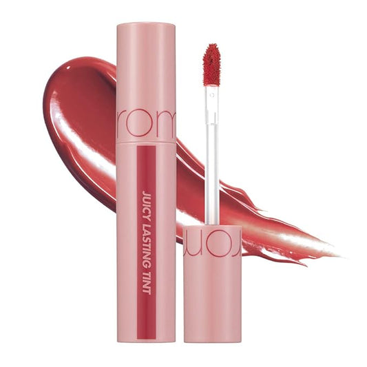 rom&nd Juicy Lasting Tint 24 PEELING ANGDOO, Vivid color, & Glossy Finish, Long-lasting, MLBB, moisturizing, Highly-Pigmented, Clear Natural Makeup, Lip for Daily Use, K-beauty, 5.5g / 0.2 oz