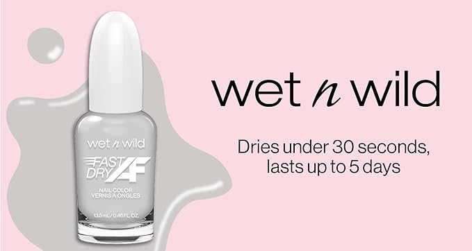 wet n wild Fast Dry AF Nail Polish, Quick 40 Second Dry Time, Long Lasting High-Shine - X-Ray Vision