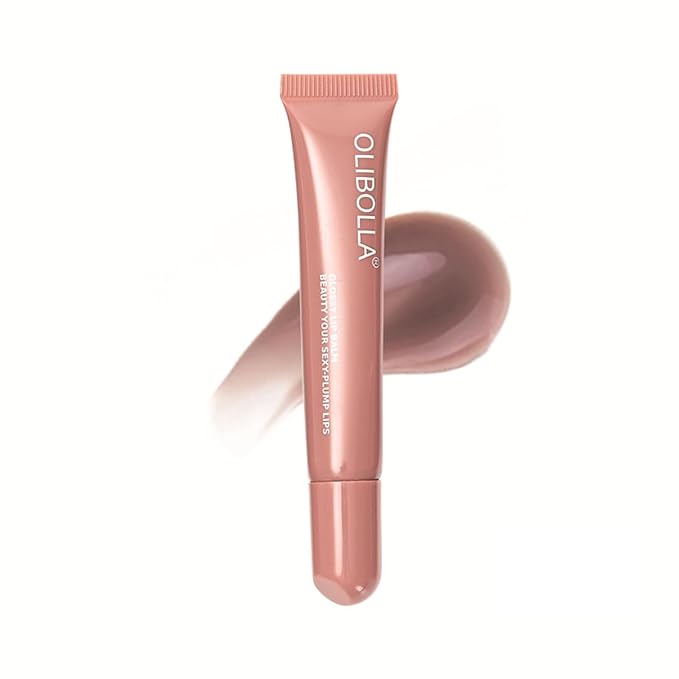 Tinted Lip Serum, Hydrating Tinted Lip Balm For A Glossy Finish & Soft, Contains vitamins, Non-sticky plumping lip glaze, Moisturizing Repair for Chapped Lips 0.42 fl.oz