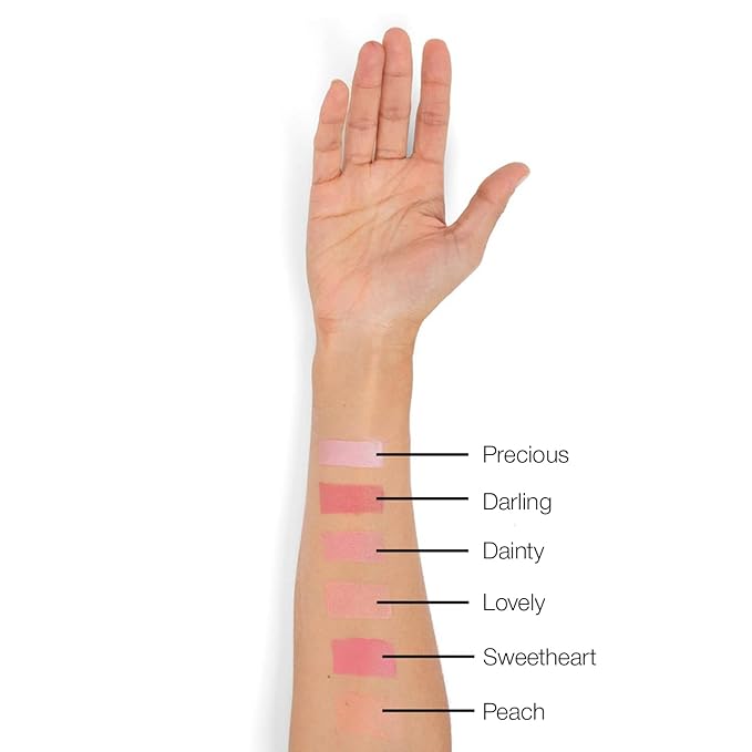 Palladio I'm Blushing 2-in-1 Cheek and Lip Tint, Buildable Lightweight Cream Blush, Sheer Multi Stick Hydrating formula, All day wear, Easy Application, Shimmery, Blends Perfectly onto Skin, Precious