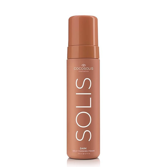 COCOSOLIS - SOLIS | Dark Self Tanner | Self Tan For Face & Body | Tanning Mousse For a Rich, Natural and long-lasting tan | Organic Self Tanner - Plant-Based DHA (200 ml)
