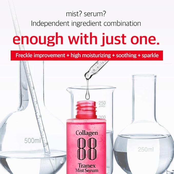 Collagen Double Eight Facial Mist Serum 100ml – Hydrating Face Mist & Makeup Setting Spray with Deep Collagen Barrier Protection for Long-Lasting Moisture & Radiant Skin