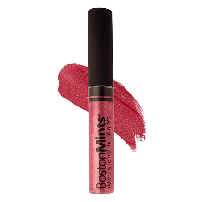 Mint Tucket Red Lip Gloss (.25oz) -Vegan, gluten-free, cruelty-free formula with Aloe, Vitamins C & E, and a refreshing hint of spearmint extract for soft and hydrated lips.