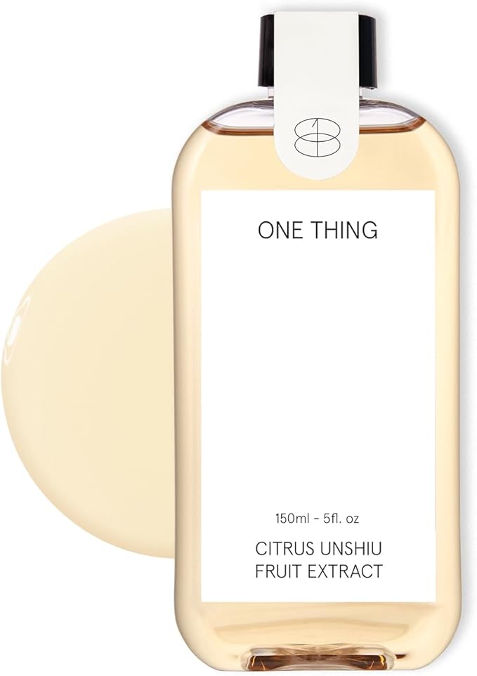 ONE THING Citrus Unshiu Fruit Toner (Tangerine Extract) 5.07 Fl Oz | Hydrating Revitalizing Facial Extract, Uneven Dull Skin, Vitamin C | Acne Scars Dark Spots Pigmentation | Vegan Korean Skin Care