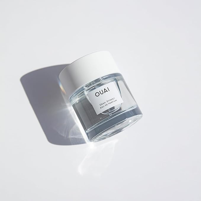 OUAI Dean Street Eau de Parfum - Elegant Womens Perfume for Everyday Wear - Fresh Floral Scent with Notes of Citrus, Apricot, Magnolia and Delicate Hints of Rose and Musk (1.7 Oz)