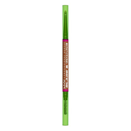 NYX PROFESSIONAL MAKEUP Blade & Shade Brow Pencil, Nano Mechanical Eyebrow Pencil, Up to 16HR Make Up Wear - Auburn