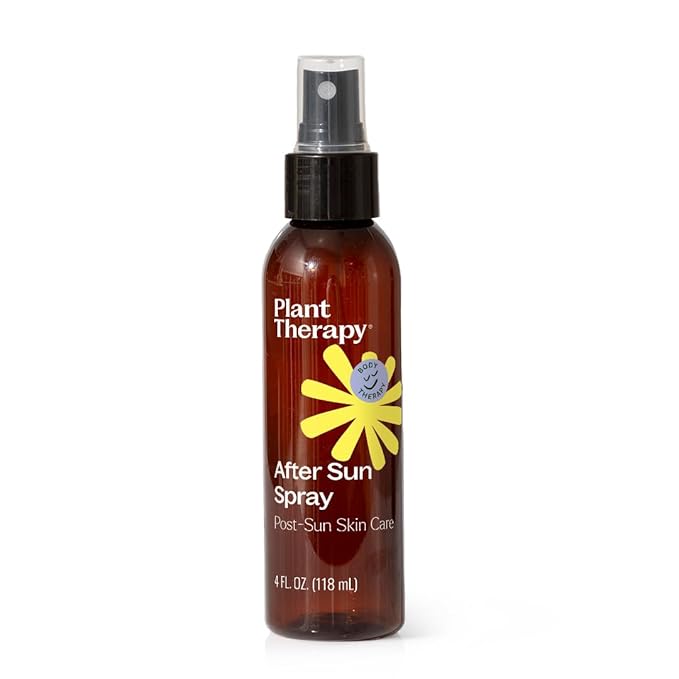 Plant Therapy After Sun Spray 4 oz, Natural Sunburn Relief, Instantly Soothes & Supports Skin Recovery, Reduces Discomfort from Irritated Skin, Includes Aloe Vera