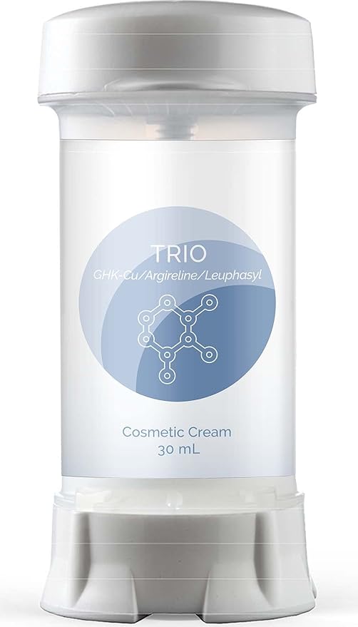 InfiniWell Trio Anti Aging Face Moisturizer & Wrinkle Cream - Advanced Triple Peptide Complex - Support Healthy Hydration Levels, Collagen & Elastin Production (30 ml)