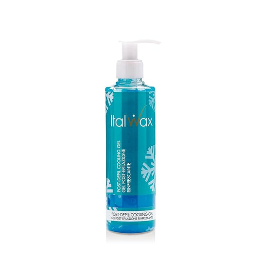 Italwax After Wax Care Lotion - 250ml / 8.45fl.oz - Cooling Gel - Menthol - Moisturizing and removing waxing residues