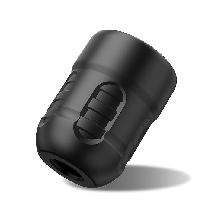 Ambition Soldier P3 Disposable Tattoo Grips - 12Pcs 36mm Professional Tattoo Rubber Grip Cover with Click Adjust System Supply for Rotary Soldier, Zetton, Torped & Shura Tattoo Pen Machine Gun