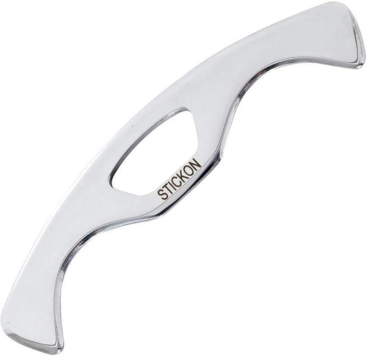 STICKON Stainless Steel Gua Sha Scraping Massage Tool IASTM Tools Great Soft Tissue Mobilization Tool (L Shape)