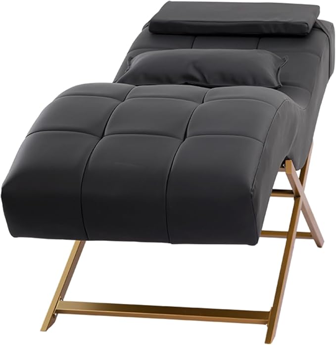 TATARTIST Lash Bed Professional Eyelash Extension Bed Comfortable Curved Cushion Treatment Table Beauty Salon Spa Massage Table for Lash Technicians (Black)