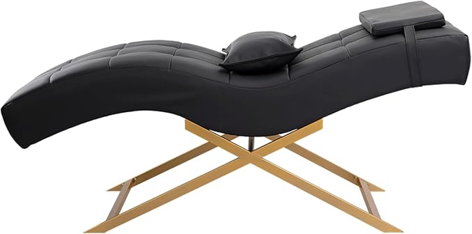 TATARTIST Lash Bed Professional Eyelash Extension Bed Comfortable Curved Cushion Treatment Table Beauty Salon Spa Massage Table for Lash Technicians (Black)