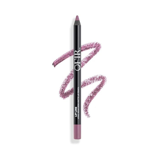 OFIR Longwear Demi-Matte Lip Pencil | Smudge-Proof, Easy Glide, Hydrating, Long-Lasting Color | Go There! - Muted Purple Lip Liner Pencil | 0.042 OZ