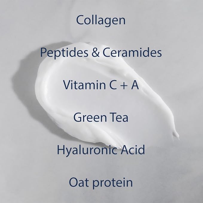 NAELI Face Moisturizer with SPF 30, Anti Aging Collagen & Peptide Cream, Reduces Wrinkles - Lightweight Skin Hydration with Hyaluronic Acid, Paraben Free & Non-Comedogenic Sunscreen, 3.4 oz