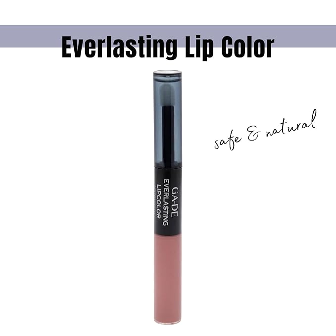 GA-DE Everlasting Lip Color, 93 - Full Coverage, Non-Oily, Moisturizing, Long Lasting Lipstick - Dries Quickly into Ultra-Thin Film - 0.28 oz