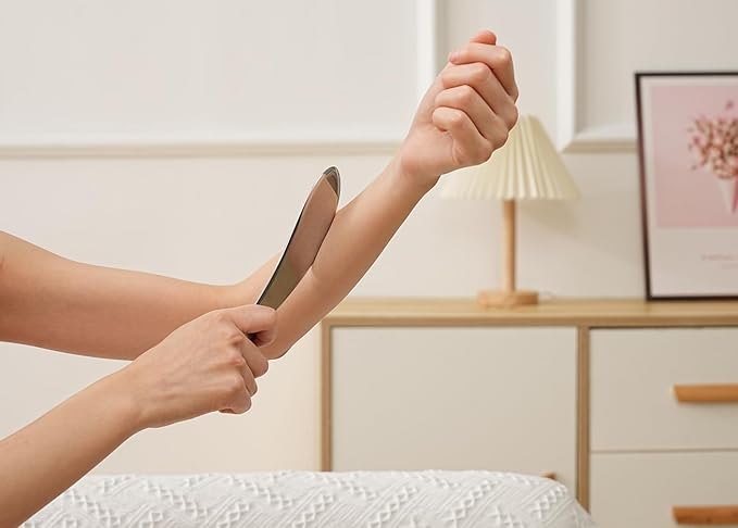 STICKON Gua Sha Massage Scraper Tool Stainless Steel GuaSha Scraping Massage Tools IASTM Tools Great Soft Tissue Mobilization Tool(STICKON-52)