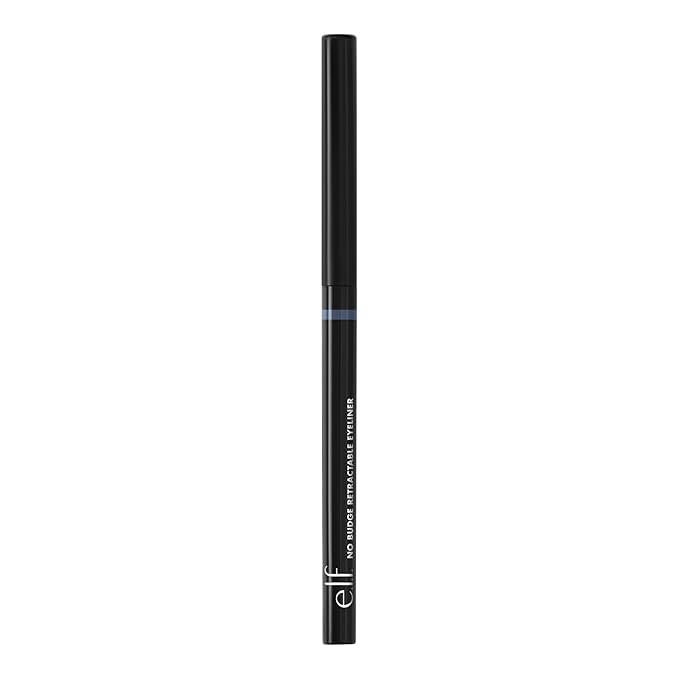 e.l.f. No Budge Retractable Eyeliner, Creamy, Ultra-Pigmented & Waterproof, Creates Bold & Defined Lines, Vegan & Cruelty-Free, Navy