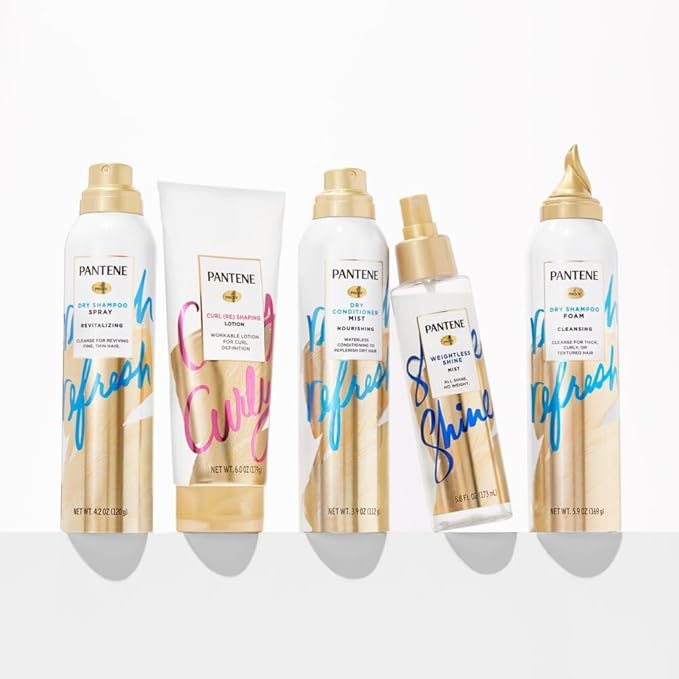 Pantene Pro-V Refresh Cleansing Dry Shampoo Foam, 5.9oz