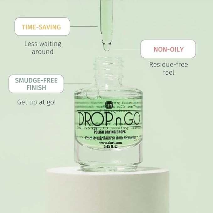 duri Rejuvacote 1 Nail Growth System and duri Drop'n Go Polish Drying Drops Combo