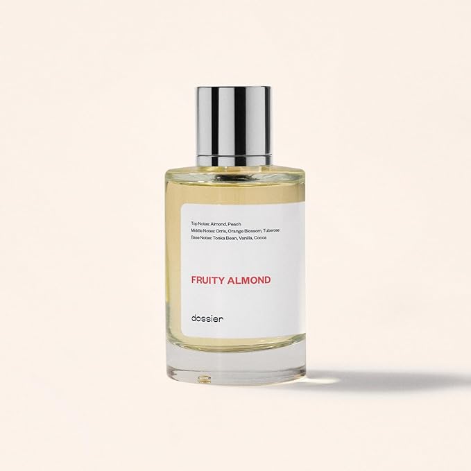 Dossier - Fruity Almond - Eau de Parfum - Inspired by C.Herrera Good Girl - Perfume Luxury - Pure Infused - Paraben-Free - Vegan - For Women - Fragrance 3.4 Fl oz (Spray 100ml)