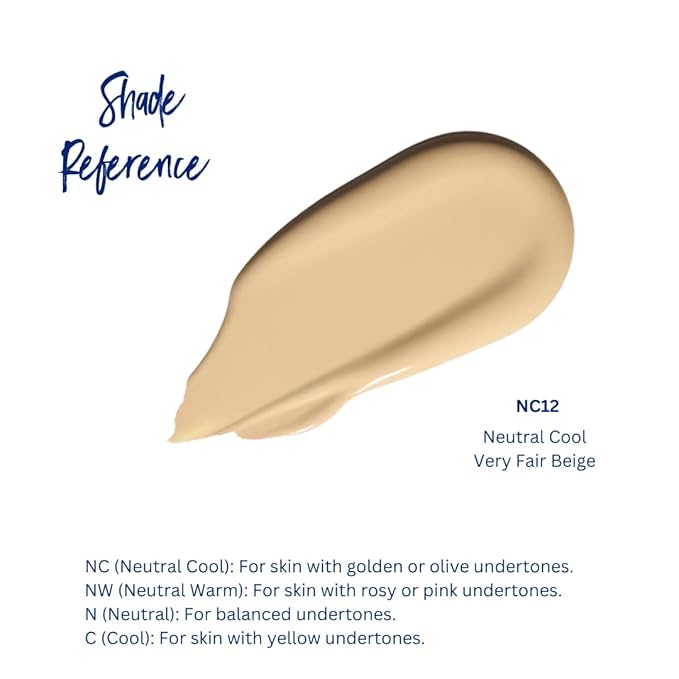 Best Bronze Bombshell Body Makeup - Tattoo Cover Up Makeup & Body Foundation Waterproof - Tattoo Concealer Waterproof for Scars, Varicose Veins Cover Up & Leg Foundation (NC12 Fair Beige Neutral)