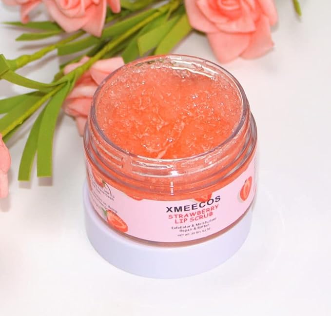 Strawberry Lip Scrub Exfoliating Moisturizing and Exfoliator