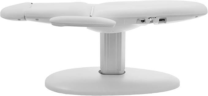 SKINACT Venus White Electric Medical Spa Treatment Table/Chair with Wired Hand Remote Control