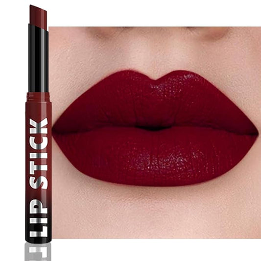 Matte Lipstick Crayon for Women, Cherry Red Lip Stick Pencil 24 Hour Long Lasting Waterproof, Non-Drying Hydrating Formula Lip Gloss Makeup, Vegan & Cruelty-Free, 07