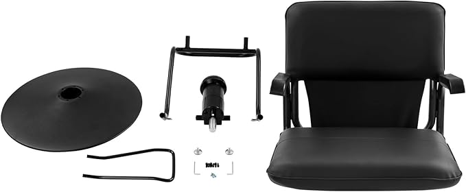 Barber Salon Chair for Hair Stylist,Hair Chair for Barbershop Home Height Adjustable & 360° Swivel Styling Salon Chairs Spa Beauty Salon Equipment, 550Lbs Capacity (Black)
