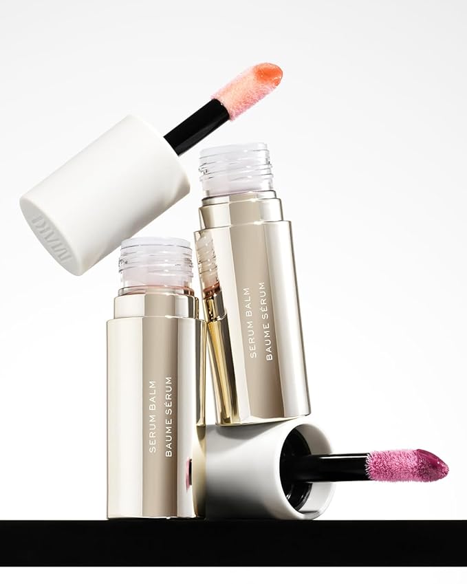 MAKE Serum Balm – Hydrating Lip Oil Treatment – Softening, Smoothing and Plumping Lip Cream – All Day Comfort, Gloss and Shine, Halo Moon 0.15 Oz