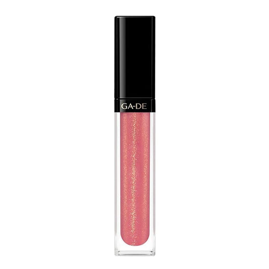 GA-DE Crystal Lights Lip Gloss, 826 - Enriched with Light-Reflecting Crystal Pearls - Smooth Silky, Rich Color - Moisturizes and Adds Shine - 0.2 oz