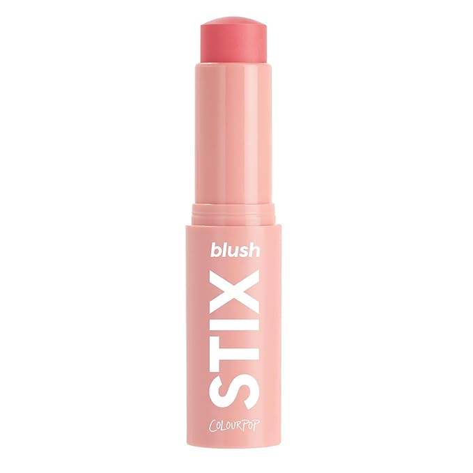ColourPop Blush Stix - Cream Blush Stick with a Blendable, Hydrating Formula and Natural, Skin-Like Finish - Glowy Summer Makeup for Cheeks, Eyes & Lips - Mini Me (0.28 oz)