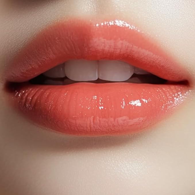 Lip Balm – Long-Lasting Hydration with Natural Color – Korean Beauty, Oasis Plant Complex, Silicone-Free, Vegan & Cruelty-Free Lip Care (003 Sunset Coral)