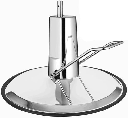 DYNAMI Salon Chair Hydraulic Pump with Base,Barber Chair Base Replacement 4 Screws Barber Chair Hydraulic Pump,Load 661lbs,for Beauty Salon Barber Hairdressing Styling Chairs(5.5in Adjustable Height)