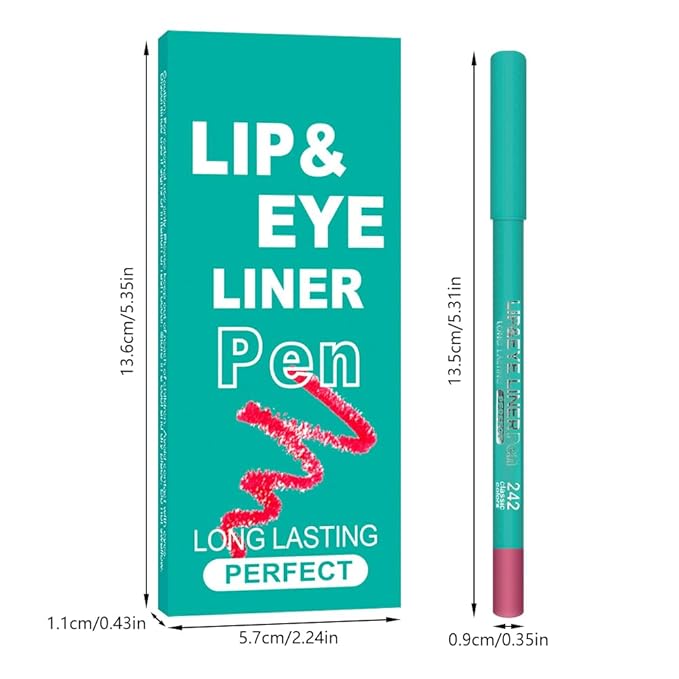 6 Pcs Ultra Silky Lip Liner Lipstick Pencils Set for Shaping & Sculpting Lips, Creamy Matte Velvet Pigmented Crayon (6Pcs-Matte Creamy Smoothly-B, Pack of 1)