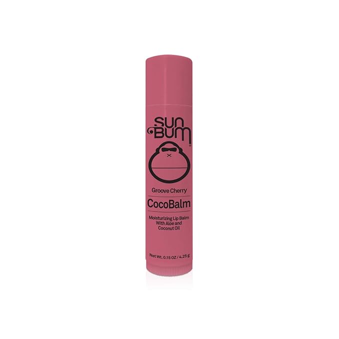 Sun Bum CocoBalm | Vegan and Cruelty Free Moisturizing Lip Balm with Aloe and Coconut Oil | Pina Colada, Ocean Mint, Groove Cherry (.15 oz) | Pack of 6 (2 of Each Flavor)