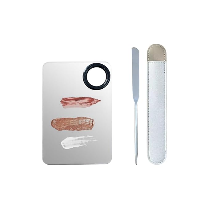 Korean Makeup Spatula Set, Professional Stainless Steel Makeup