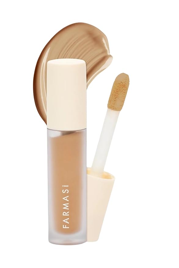 FARMASI Vfx Pro Liquid Concealer Makeup, All-in-one Full Coverage, Highly Pigmented Concealer for All Skin Type, Hide Shadows & Imperfections, Enhance Skin Fullness Foundation Concealer 0,24 Fl Oz N12