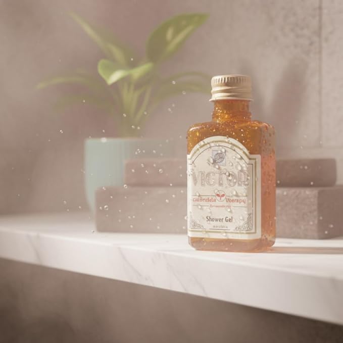 Victor 30-Piece Toiletries Set – Vacation Rental Essentials – Mini Soaps & Travel Size Soap Bars – Bulk Shampoo, Conditioner, Shower Gel & Lotion – Mini Soap Bars Bulk Hotel Toiletries Pack